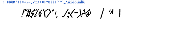 Fuente Native Alien Italic.ttf