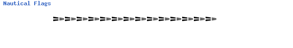 Fuente Nautical Flags.ttf