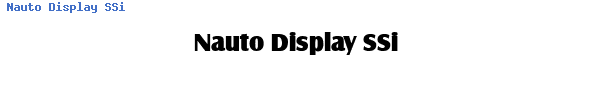 Fuente Nauto Display SSi.ttf