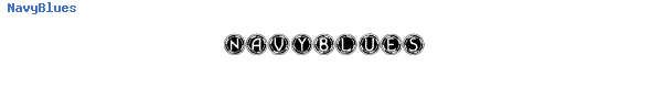 Fuente NavyBlues.ttf