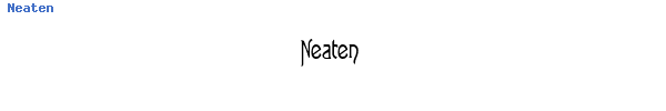 Fuente Neaten.ttf