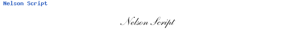 Fuente Nelson Script.ttf