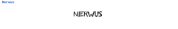 Fuente Nerwus.ttf