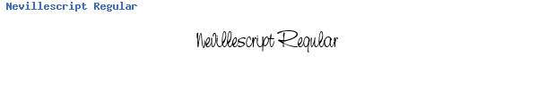 Fuente Nevillescript Regular.ttf