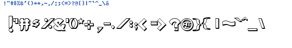 Fuente NewDigitalOutline.ttf