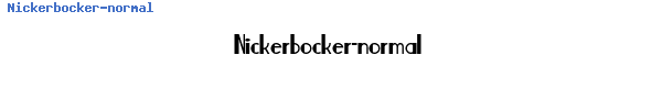 Fuente Nickerbocker-normal.ttf