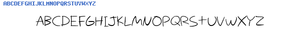 Fuente Nihilschiz Handwriting.ttf