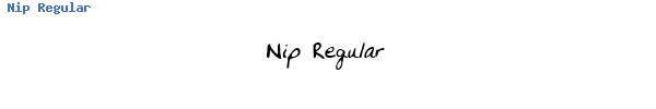 Fuente Nip Regular.ttf