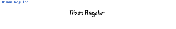 Fuente Nixon Regular.ttf
