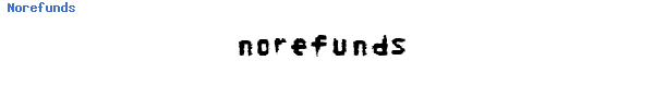 Fuente Norefunds.ttf