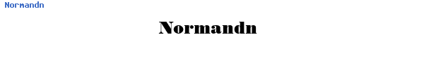 Fuente Normandn.ttf