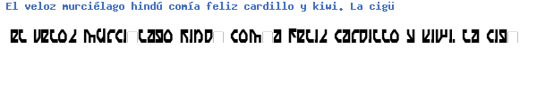 Fuente Nostromo Condensed.ttf