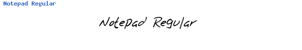 Fuente Notepad Regular.ttf