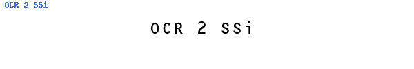 Fuente OCR 2 SSi.ttf