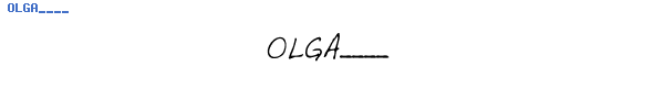 Fuente OLGA____.TTF