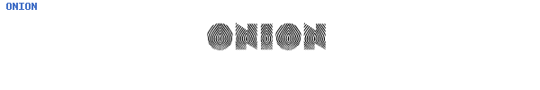 Fuente ONION.TTF