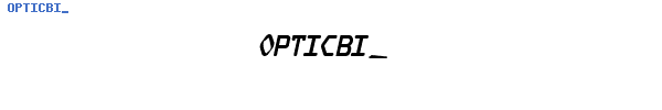 Fuente OPTICBI_.TTF