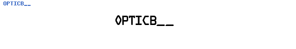 Fuente OPTICB__.TTF