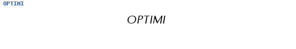 Fuente OPTIMI.TTF