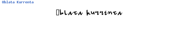Fuente Oblata Kurrenta.ttf