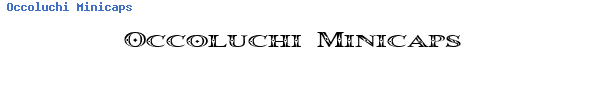 Fuente Occoluchi Minicaps.ttf