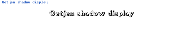 Fuente Oetjen shadow display.ttf