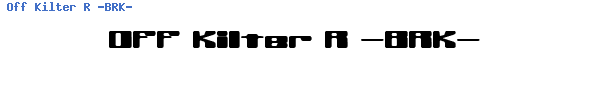 Fuente Off Kilter R -BRK-.ttf