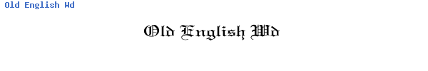 Fuente Old English Wd.ttf