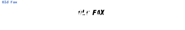 Fuente Old Fax.ttf