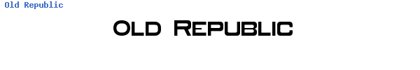 Fuente Old Republic.ttf