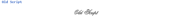 Fuente Old Script.ttf