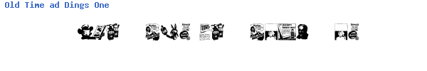 Fuente Old Time ad Dings One.ttf
