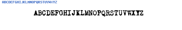 Fuente Old Typewriter Messy.ttf