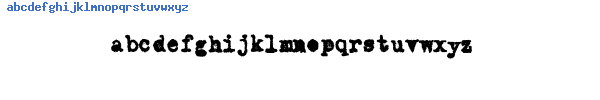 Fuente Old Typewriter Messy.ttf