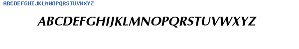 Fuente OptimalC Bold Italic.ttf