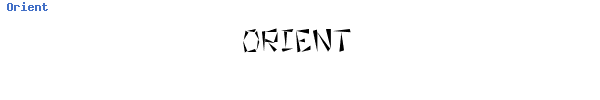 Fuente Orient.ttf