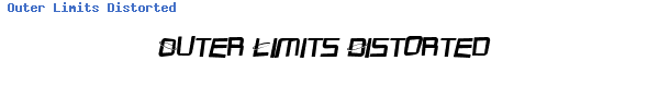 Fuente Outer Limits Distorted.ttf