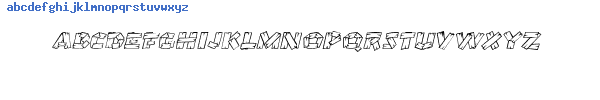 Fuente Outhousedisplaycaps Italic.ttf