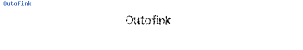 Fuente Outofink.ttf