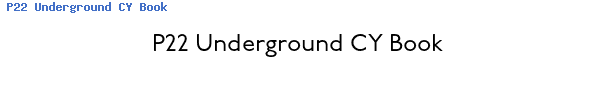 Fuente P22 Underground CY Book.ttf