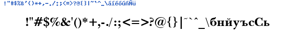 Fuente PASMABOL.TTF