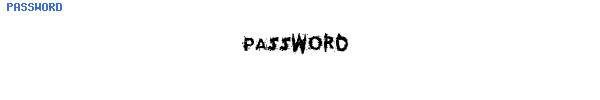 Fuente PASSWORD.TTF
