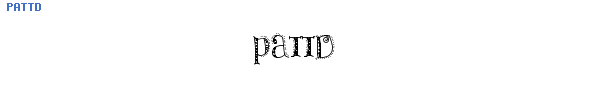 Fuente PATTD.TTF
