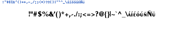 Fuente PENGUINB.TTF