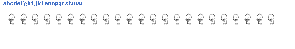 Fuente PEOPLE.TTF