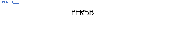 Fuente PERSB___.TTF