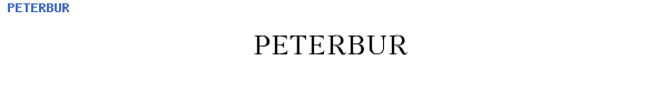 Fuente PETERBUR.TTF