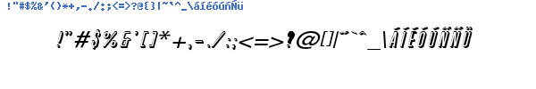 Fuente PHOENWII.TTF
