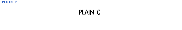 Fuente PLAIN C.TTF