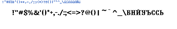 Fuente PRESEN_1.TTF